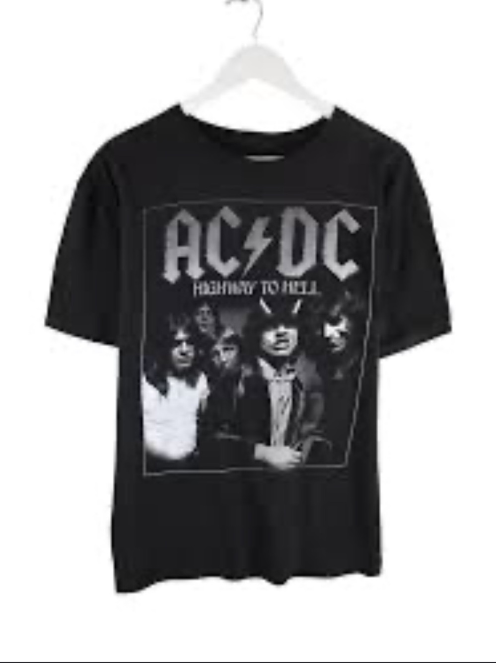 AC/DC Graphic Tee - black w/large graphic print on front
